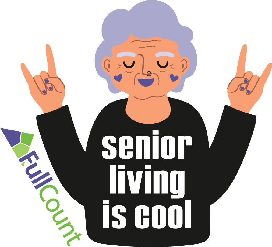 Sticker_Senior Living is Cool_02.21.23